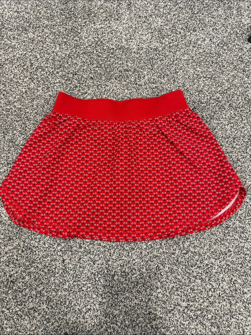 New Crewcuts Girls Red Floral Activewear Sporty Skort Size 12